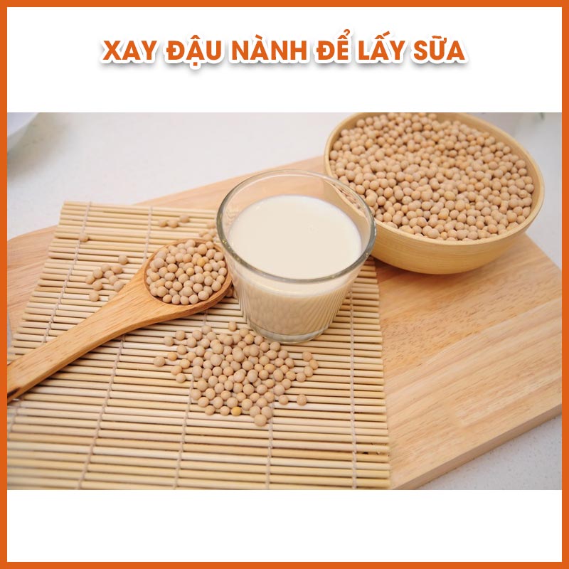 Xay đậu nành để lấy sữa đi nấu